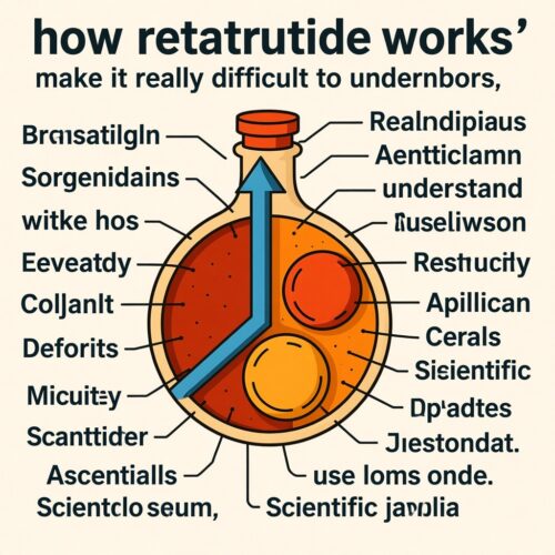 how does retatrutide work the hard way